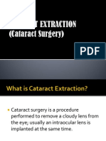 Cataract Extraction (Cataract Surgery)