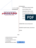 Formato de Informe Final Cultura Empresarial