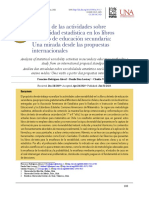Analysis of Statistical Variability Activities in Secondary Education Textbooks A Study From An International Proposal Standpointuniciencia