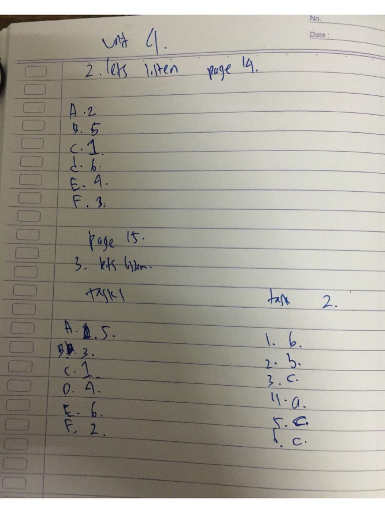 Unit 4 Listening Pdf