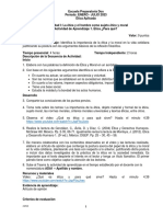 Descripci｢n de Actividades - 腎ica Aplicada - 2023