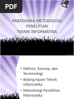 Metodologi Penelitian Teknik Informatika