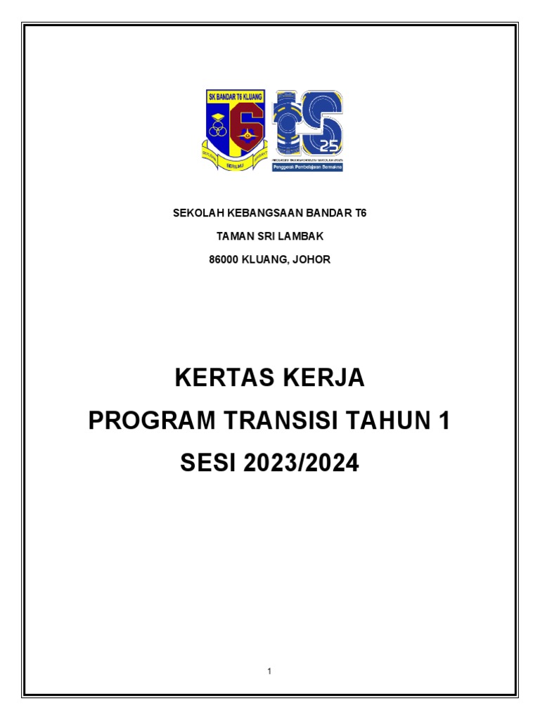 KERTAS KERJA TRANSISI 2022 | PDF