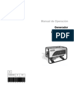 Manual de Operación: Generador