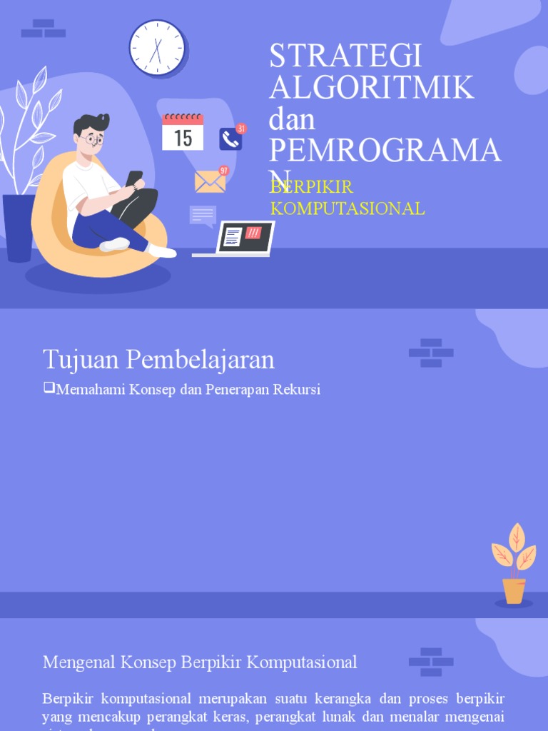 Strategi Rekursi Informatika Kelas 11 | PDF | Komputer | Teknologi ...