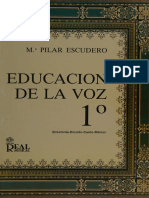 Educación de La Voz - Escudero, María Pilar - 1982 - Madrid - Real Musical - 9788438702826 - Anna's Archive