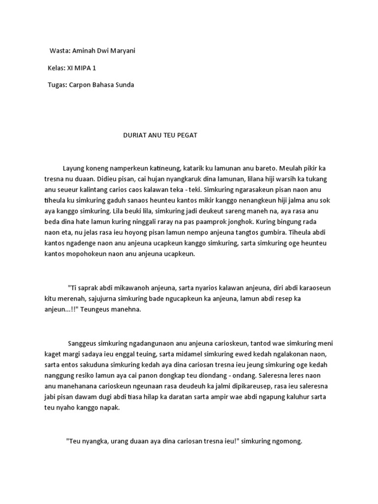 Carpon Sunda | PDF