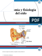 Anatomía y Fisiología Del Oído