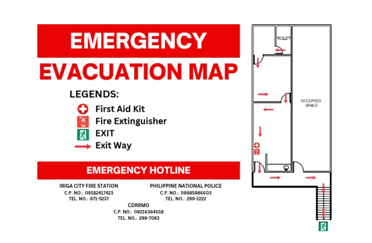 Iriga City Emergency Evacuation Guide | PDF
