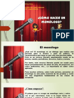 Apoyo Monologo 1° Medio B