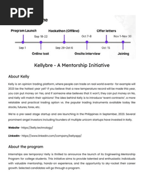 Kellybre - Mentorship Program