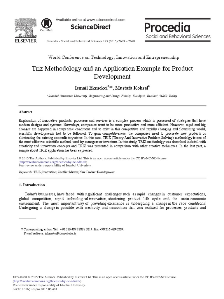 18_TRIZ Methodology and an Application Example for Product Development ...