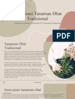 Sosialisasi Tanaman Obat Tradisional