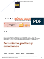 Feminismo, Política y Emociones - Sol Cárdenas