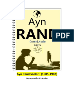 Ayn Rand Sözleri Derleyen Öztürk Aydın