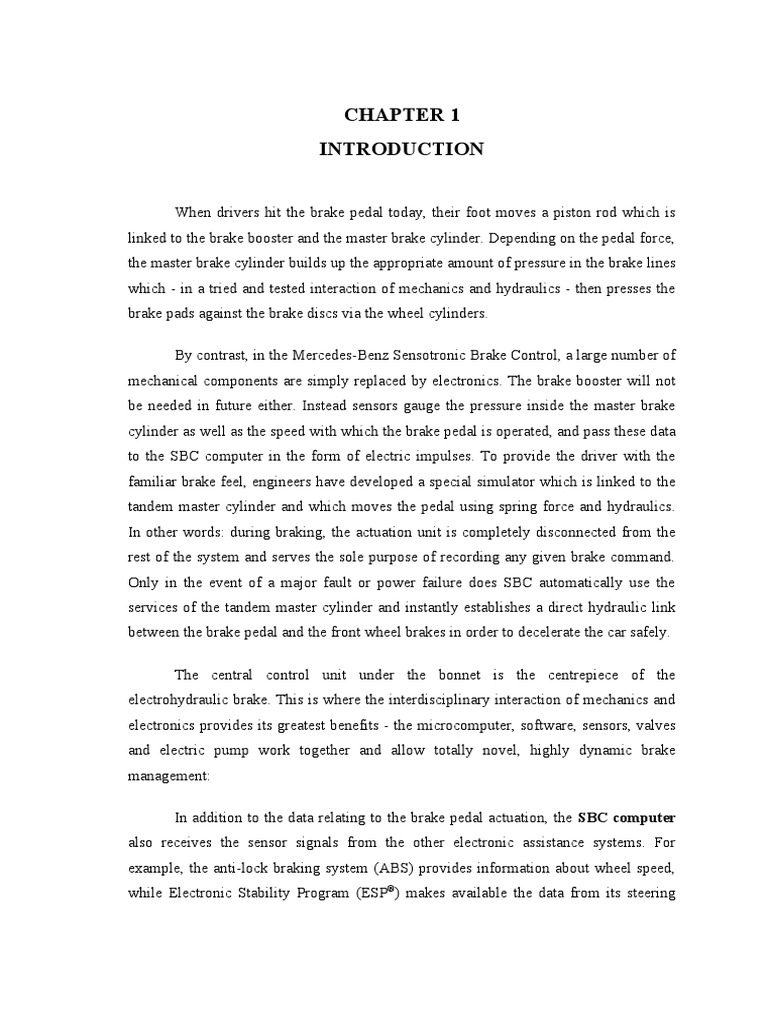 Sensotronic Brake Control PDF