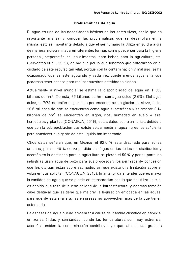Crisis del Agua: Retos y Soluciones | PDF | Agua | Escasez de agua