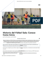 Historia Del Fútbol Sala - Conoce Como Inicia - CeleBreak