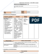 1° Grado - Sesiones Del 28 Agosto Al 01 Setiembre