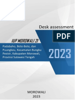 Desk Assessment IUP MOROWALI 21