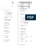 ALGEBRA TEMA 6 NIVEL AVANZADO Valor Numérico