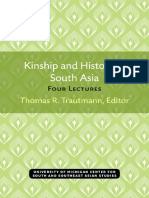 Kinship and History in South Asia Four Lectures (Thomas R. Trautmann)