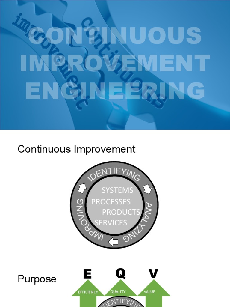 Continuous Improvement Engineering PDF