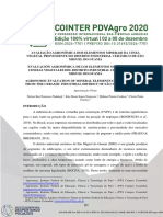 Avaliação Agronômica Dos Elementos Minerais Da Cinza Vegetal