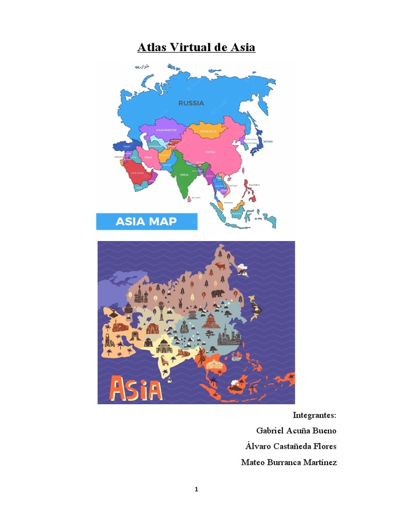 Atlas Asia | PDF | Asia | Geografía