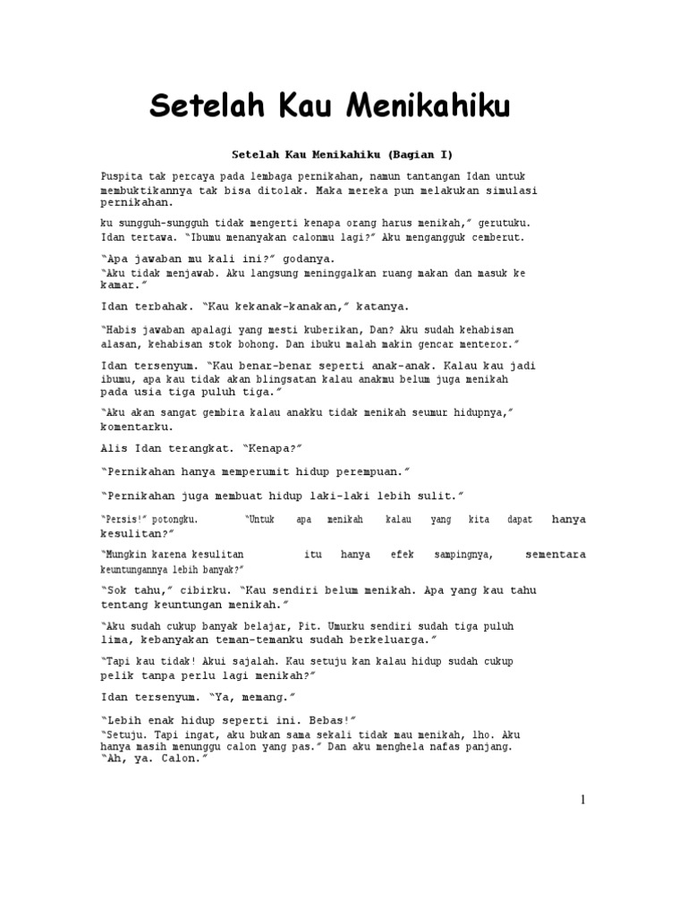 Setelah Kau Menikahiku Word Pdf