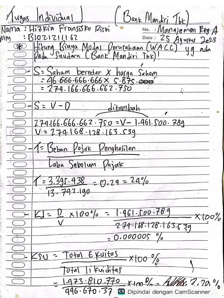 Laporan Keuangan Bank Mandiri Pdf