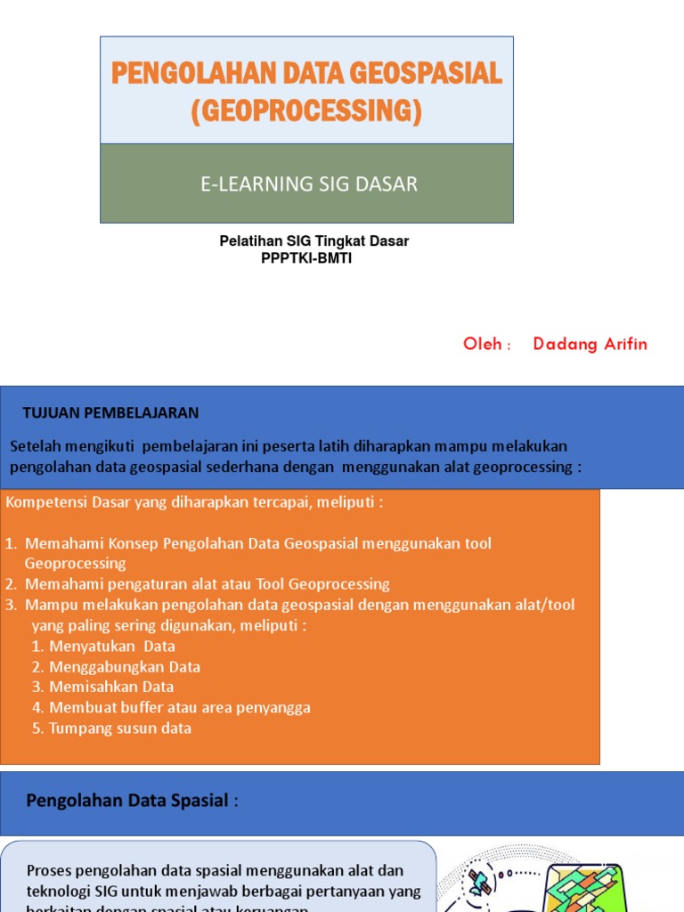 Pengolahan Data Geospasial Pdf