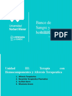 CLASE 11 2022.0 - Aféresis Terapéutico, Recambio Terapé. Plasmatico, Guillain Barre, Miastenia Gravis