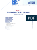 Science 10 1.1 Distribution of Active Volcanoes