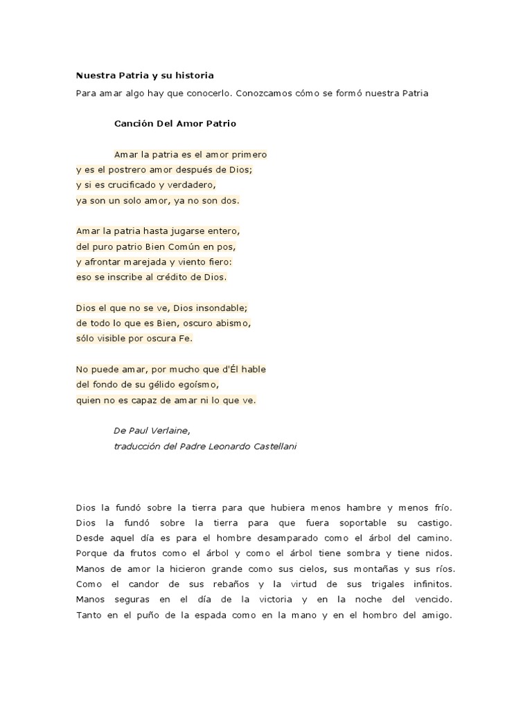 Historia y amor por nuestra patria | PDF | Argentina