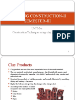 Construction Techniques Using Clay Products