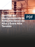 Temario Mant Subestaciones en Alta y Extra Alta Tension