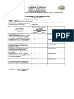 Weekly Work Accomplishment Report Template For Teachers - Docx New Normal