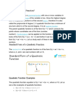 Quadratic Function and Factoring Quadractic Equation