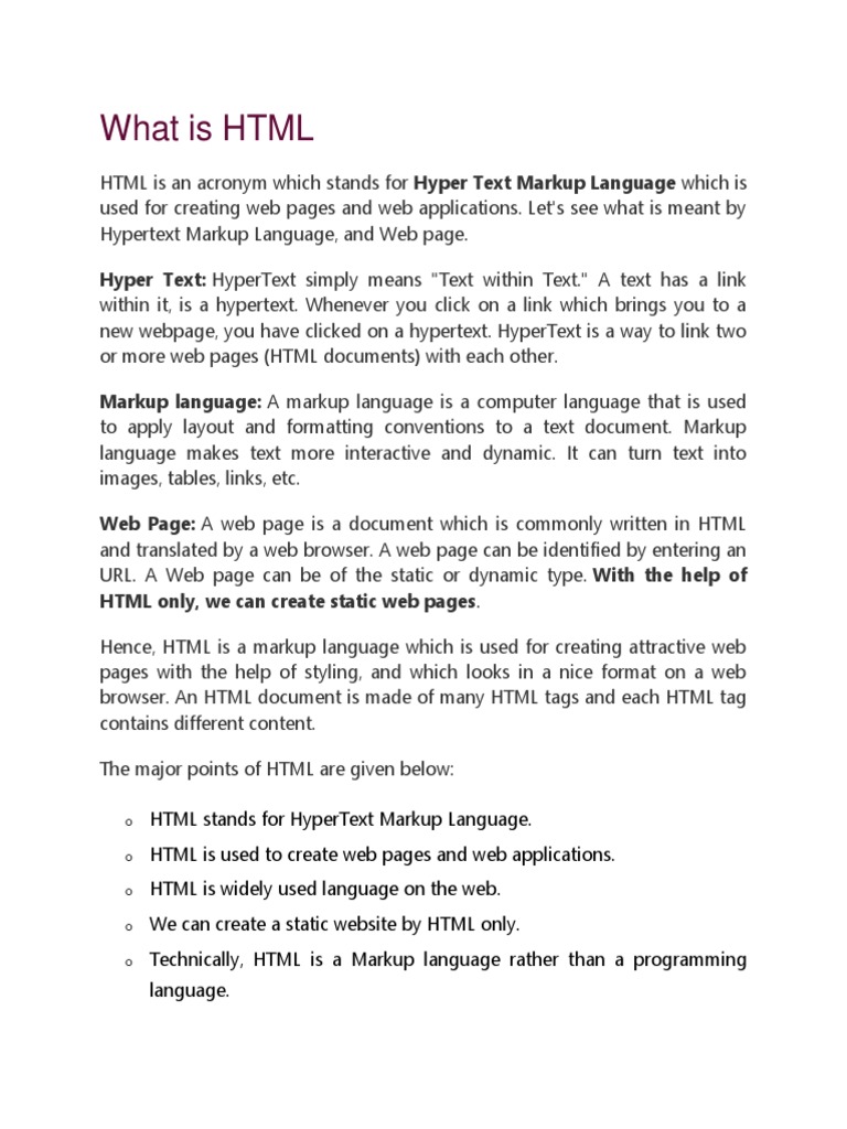 what-is-html-youtube