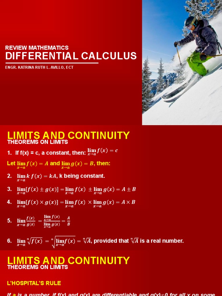 Differential Calculus PDF