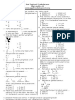 Soal Evaluasi Pembelajaran III Semester 2