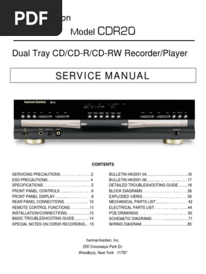 Harman-Kardon-CDR-20-Service-Manual