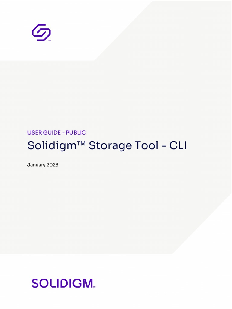 SST Cli User Guide Public 727329 006us | PDF | Command Line Interface ...