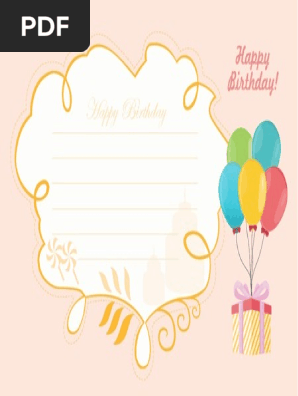 Happy Birthday Card