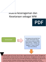 Makna Keseragaman Dan Kesetaraan Sebagai WNI