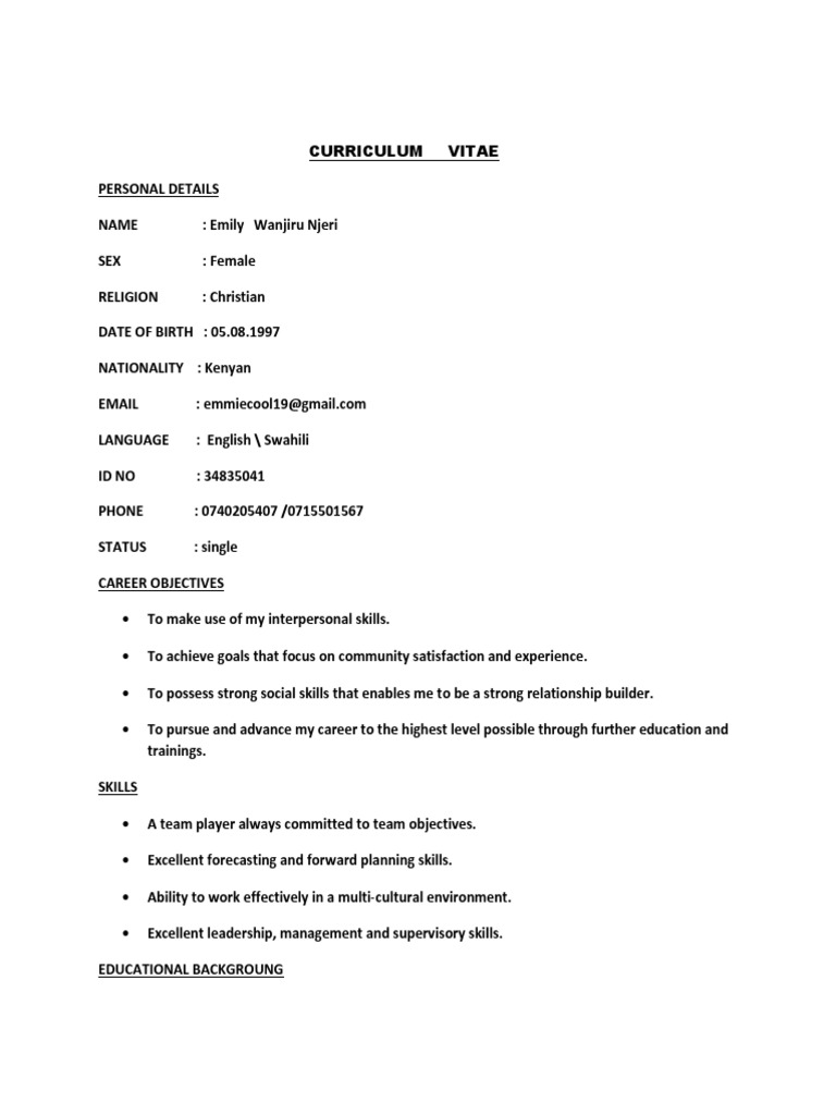 UPDATED NOW CV | PDF