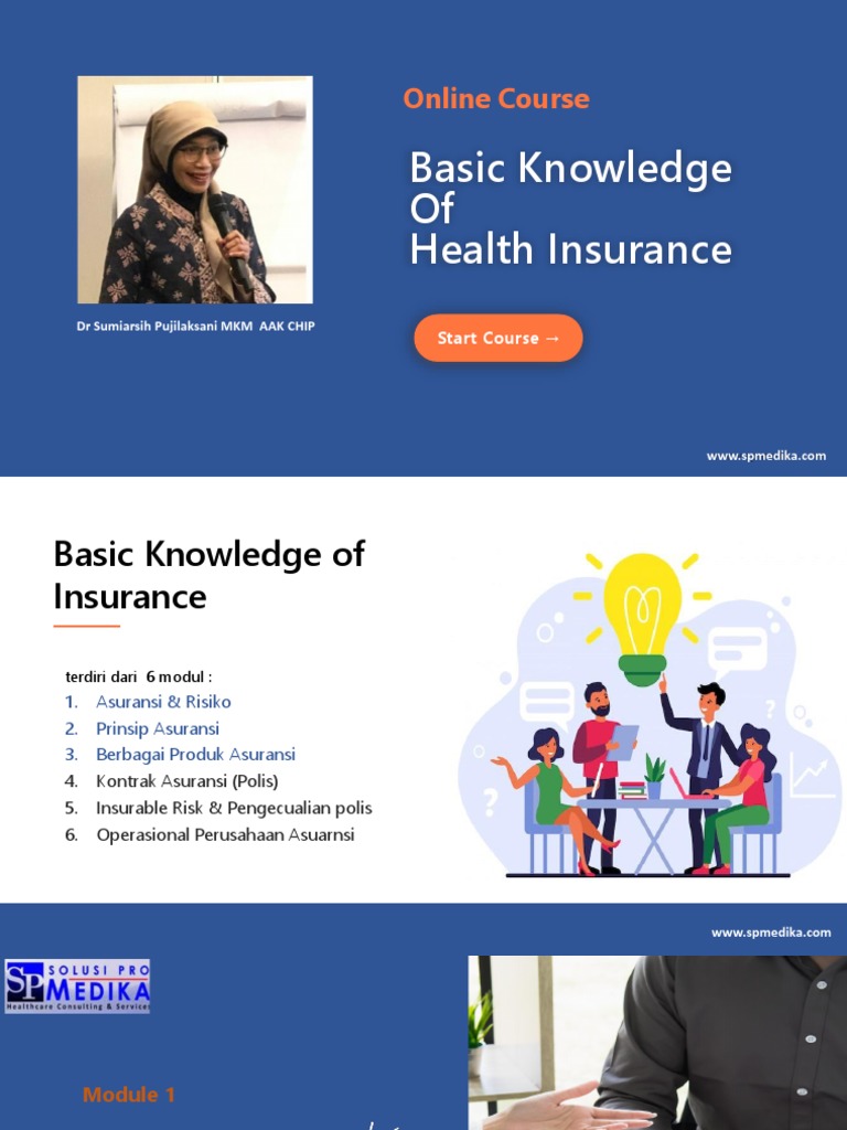 Basic Knowledge of Health Insurance | PDF