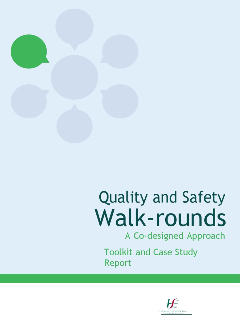 Quality and Safety Walk-rounds Toolkit | PDF | Health Care | Patient Safety