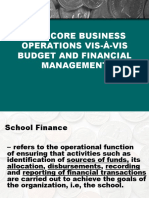 Deped Core Business Operations Vis-A-Vis Budget & Financial Mngt2